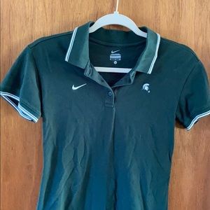 Nike Michigan State University polo shirt Small
